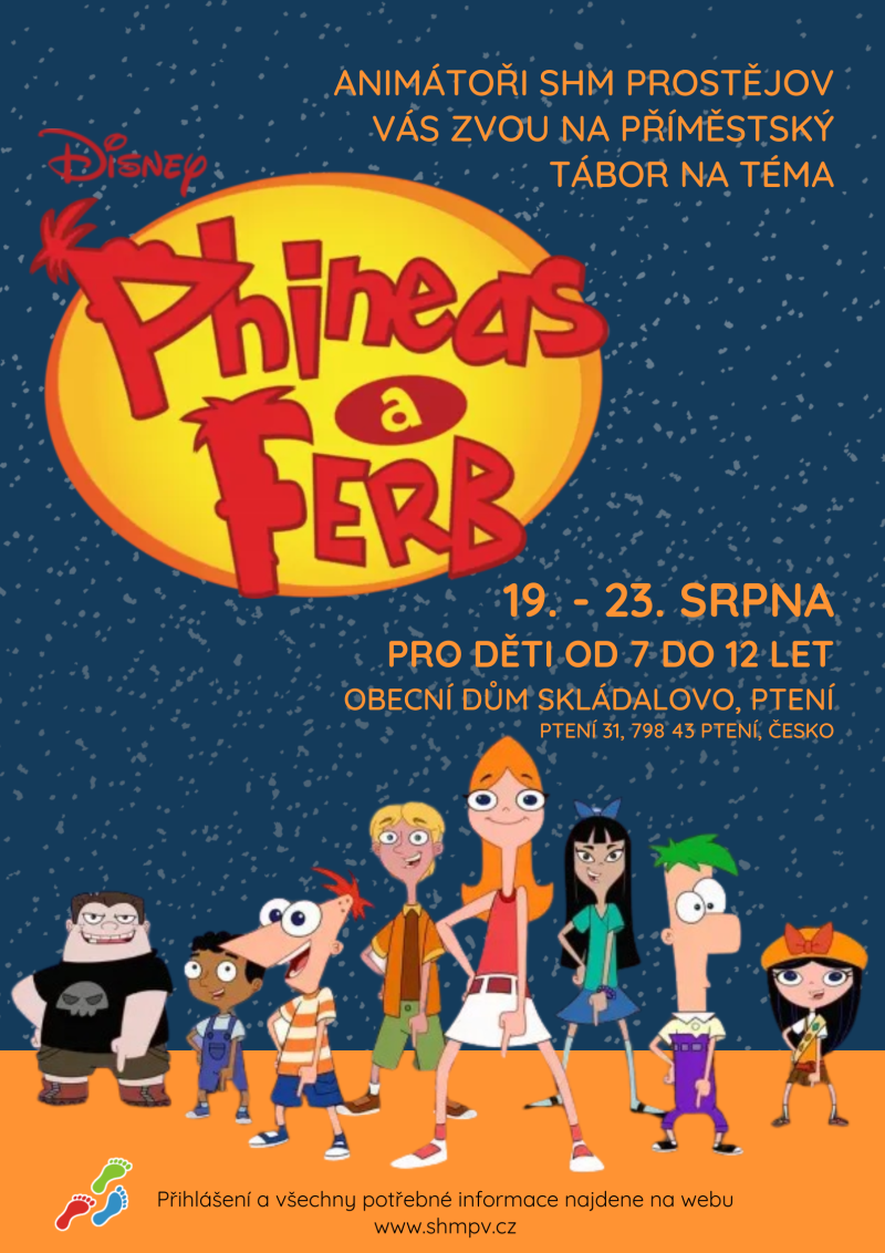 Příměstský tábor Ptení - Phineas a Ferb