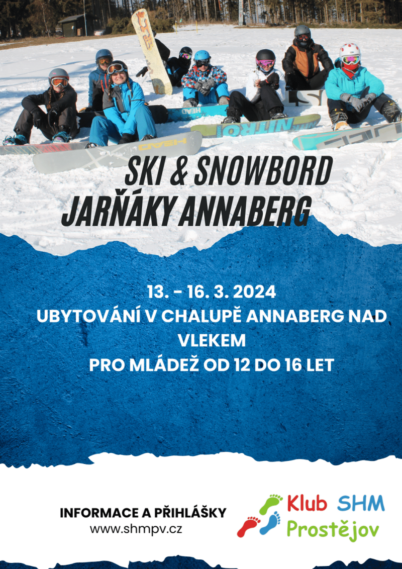 Jarní prázdniny - lyžovačka pro mládež