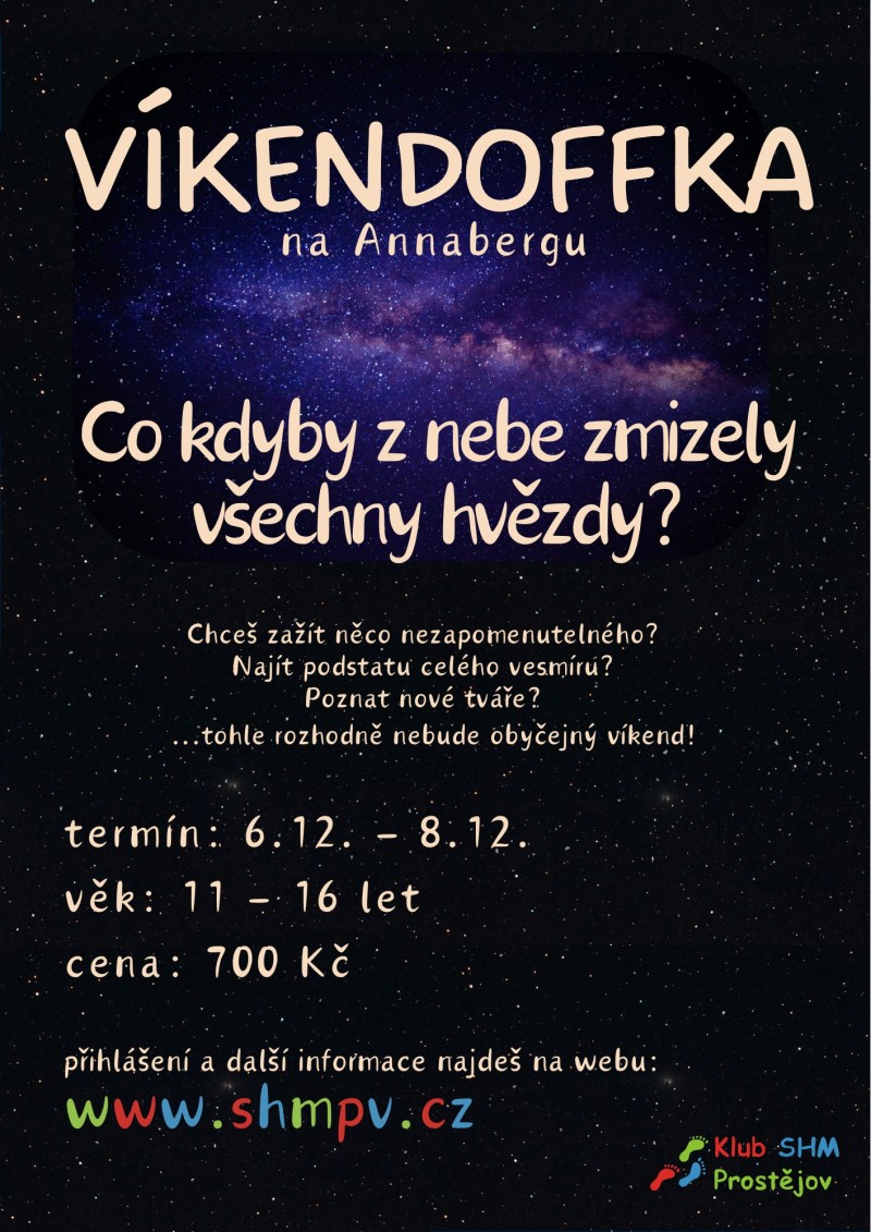 Co kdyby z nebe zmizely všechny hvězdy? (víkendoffka)